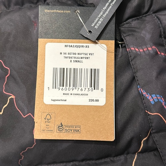 The North Face 1996 Retro Nuptse Vest Men’s XS - Picture 6 of 6